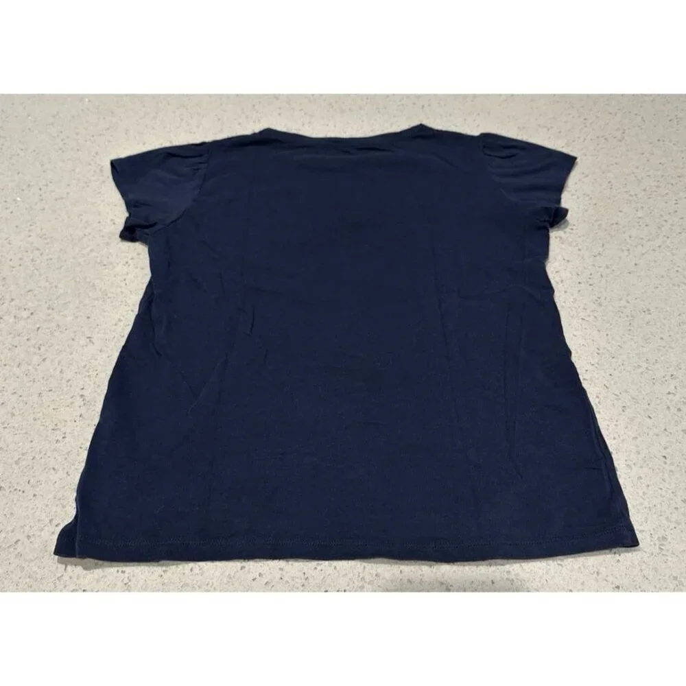 Uniqlo hello kitty navy‎ blue shirt